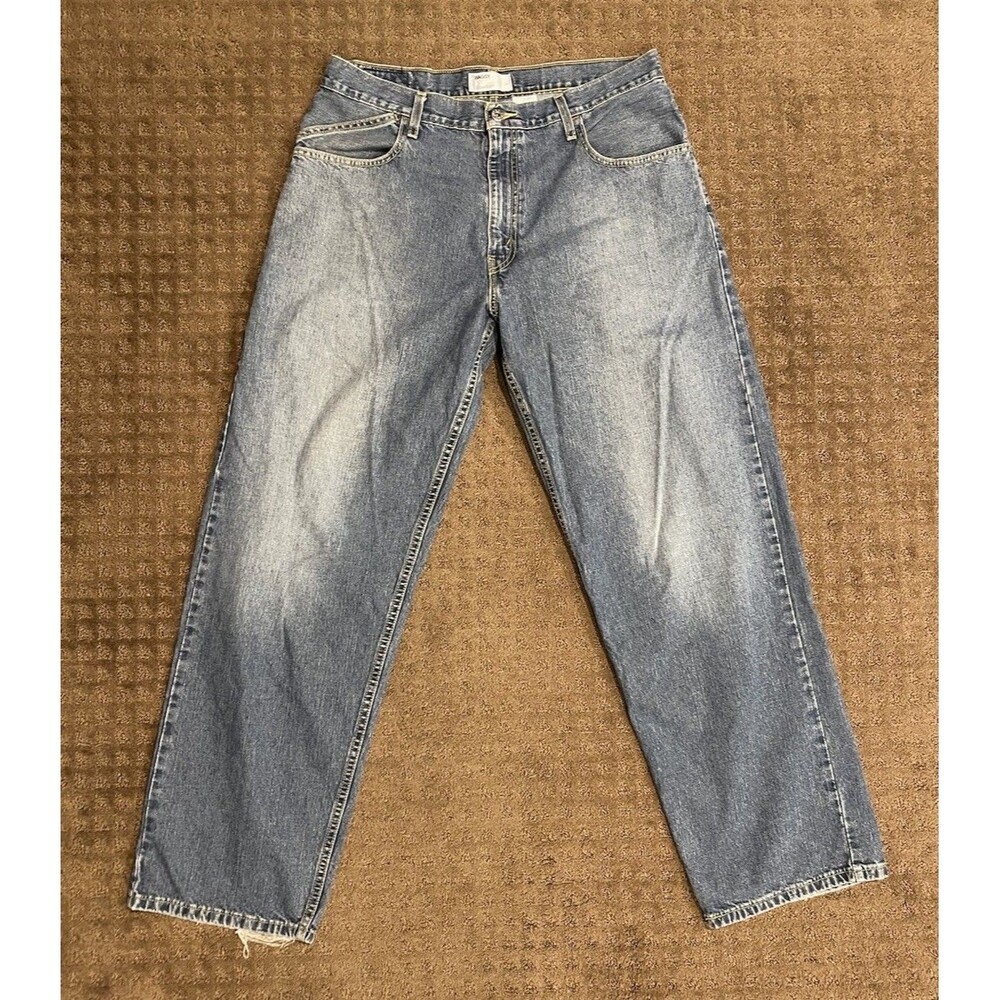 Levi's SilverTab Jeans Mens 36x34 (Fits 35x32) Blue Baggy Vintage Denim Y2K